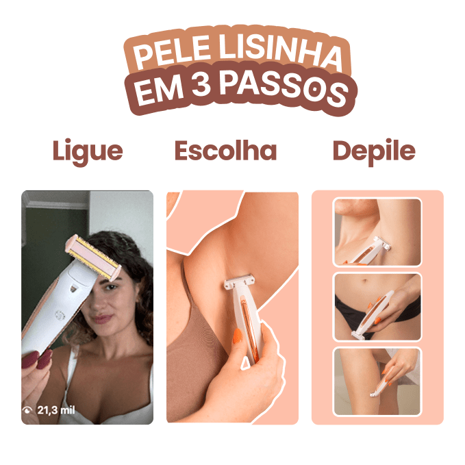 Depilador Anti Foliculite – Pele Lisinha sem Pelos Encravados