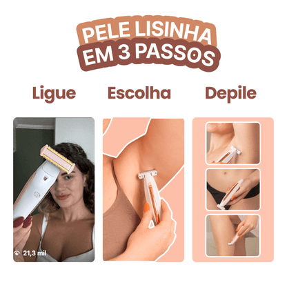Depilador Anti Foliculite – Pele Lisinha sem Pelos Encravados