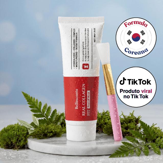 Collagen Fit™ - Máscara Rejuvenescedora de Colagénio, 2 UNIDADES