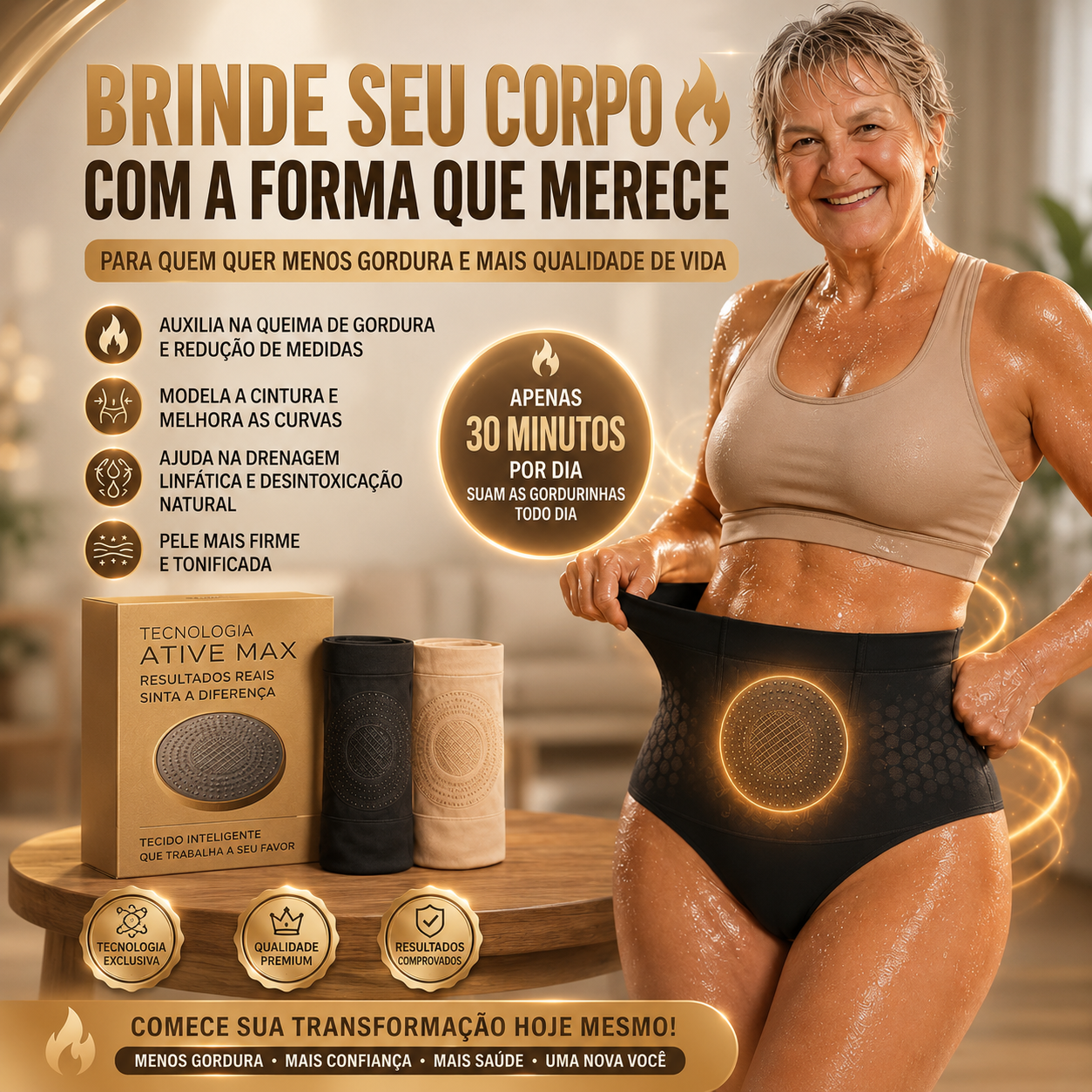 Cueca Modeladora AtiveMax (ORIGINAL )