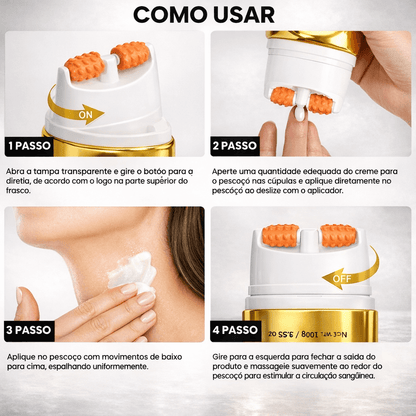Creme Firmador AH-8 – Efeito lifting no pescoço
