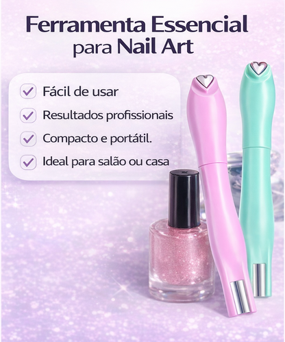 Caneta Magnética para Unhas – Efeito Olho de Gato 3 em 1