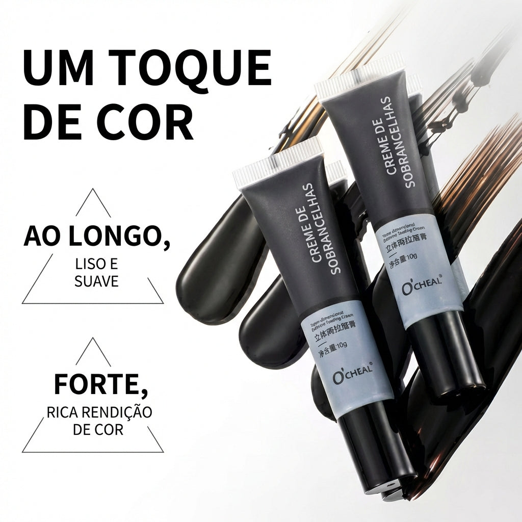 Creme de sobrancelhas semipermanente