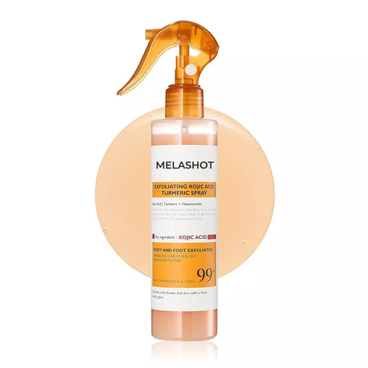 Melashot – Spray Esfoliante Corporal Que Clareia Manchas e Deixa a Pele Lisa e Iluminada em Minutos