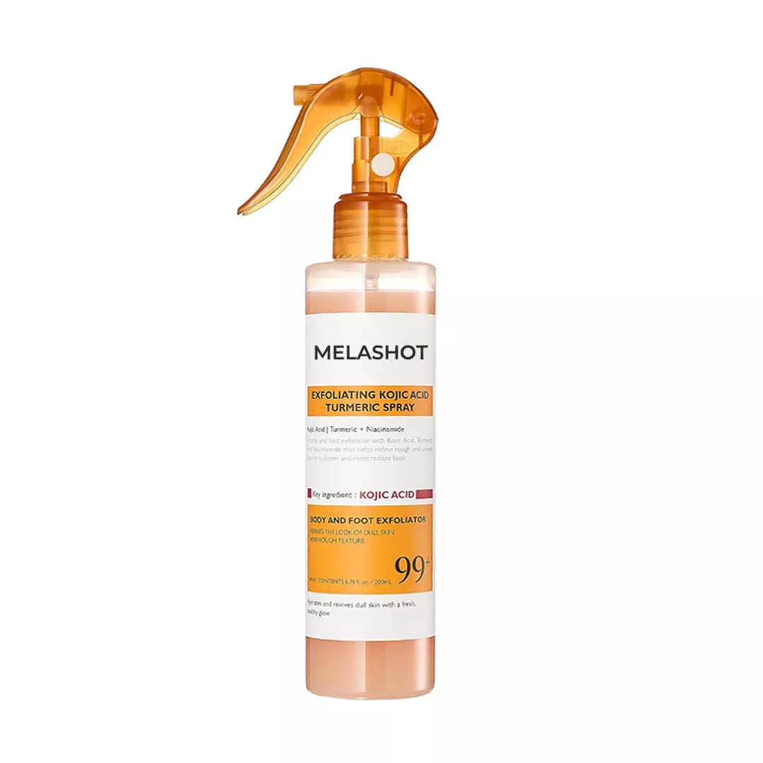 Melashot – Spray Esfoliante Corporal Que Clareia Manchas e Deixa a Pele Lisa e Iluminada em Minutos