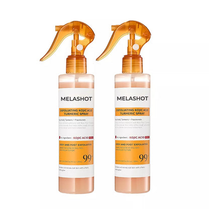 Melashot – Spray Esfoliante Corporal Que Clareia Manchas e Deixa a Pele Lisa e Iluminada em Minutos